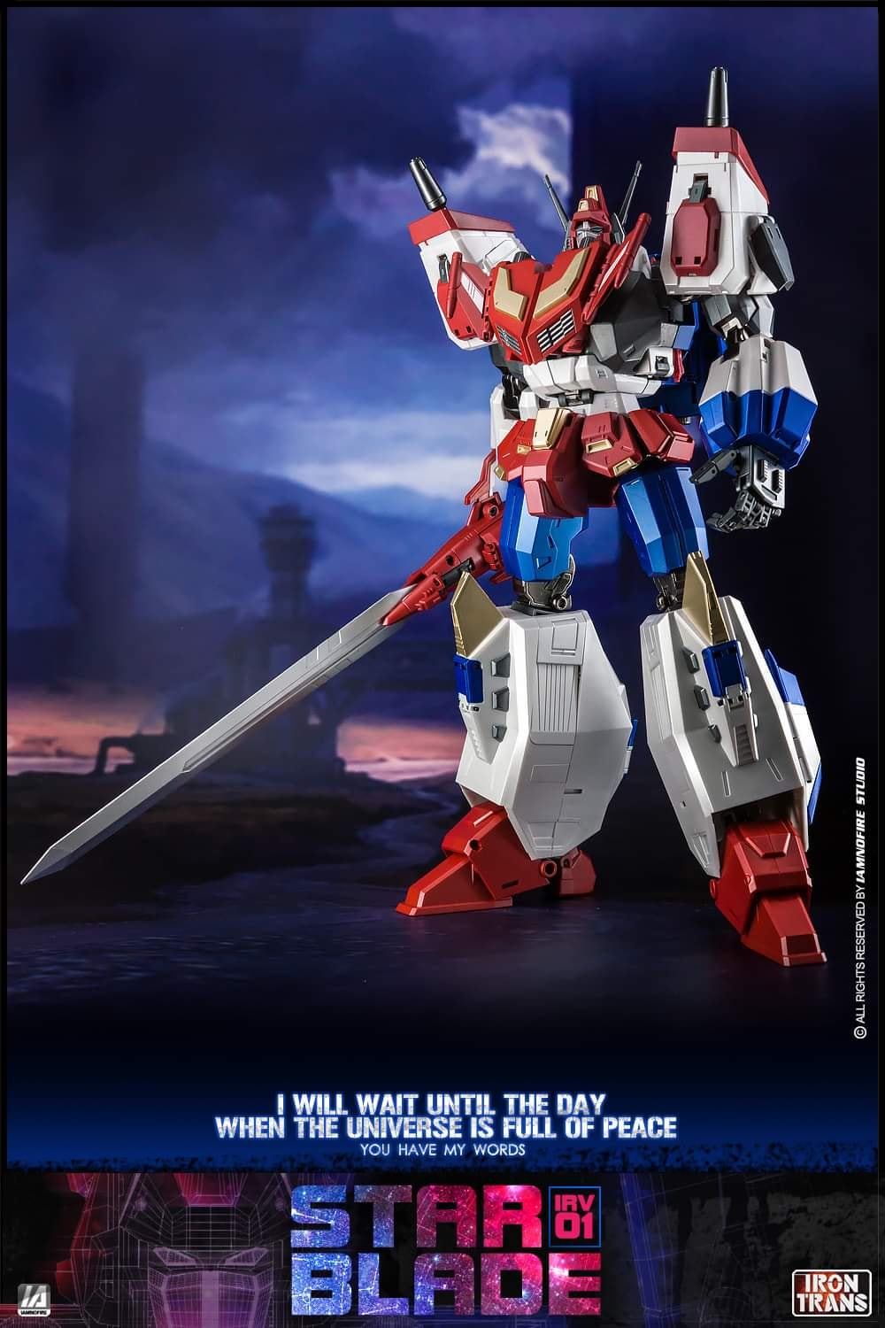 トランスフォーマー IRON TRANS STAR BLADE NEW Transformation Irontrans IR-V01 IRV01 Star Blade Star